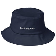 Fischerhut Bucket Hat mit gesticktem Paul Emma Logo - stylischer Hut für Hundebesitzer