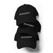 Baseball Cap mit weißer (R)AUSZEIT Stickerei - Paul & Emma Collection für Hundemenschen
