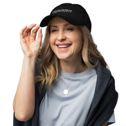 Baseball Cap mit weißer (R)AUSZEIT Stickerei - Paul & Emma Collection für Hundemenschen