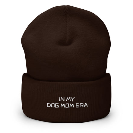 Beanie mit In My Dog Mom Era Stickerei - Paul Emma Strickmütze für Hundebesitzer