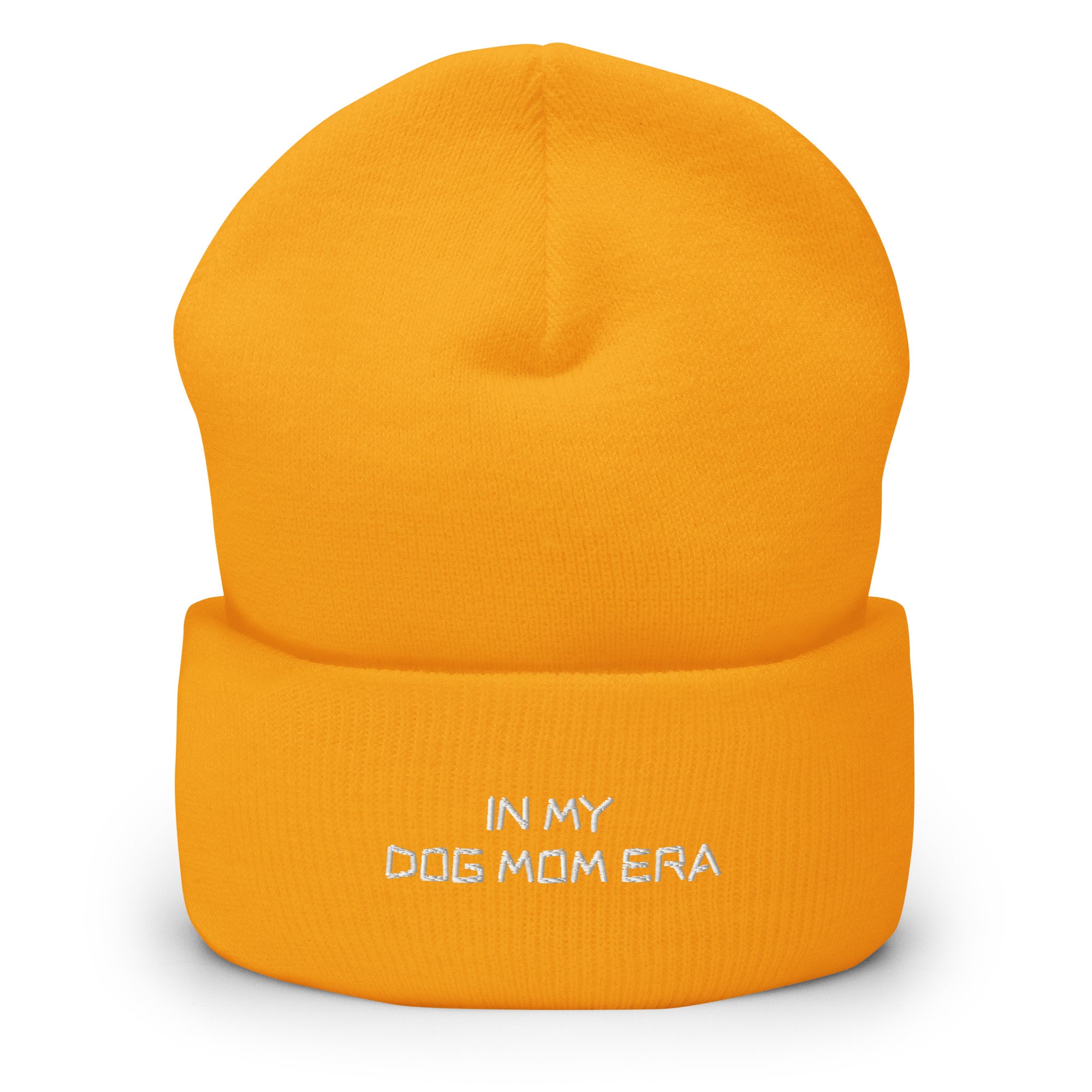 Beanie mit In My Dog Mom Era Stickerei - Paul Emma Strickmütze für Hundebesitzer