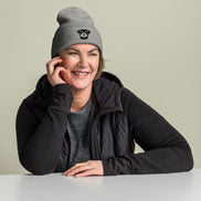 Beanie mit gesticktem Rottweiler-Kopf - Paul & Emma Breed Collection