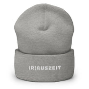 (R)AUSZEIT Beanie mit weißer Stickerei