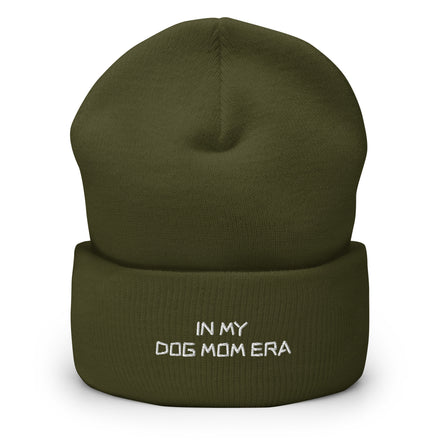 Beanie mit In My Dog Mom Era Stickerei - Paul Emma Strickmütze für Hundebesitzer