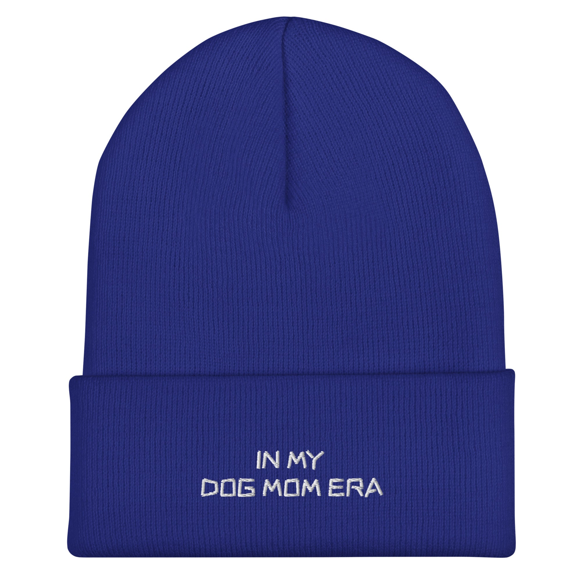 Beanie mit In My Dog Mom Era Stickerei - Paul Emma Strickmütze für Hundebesitzer