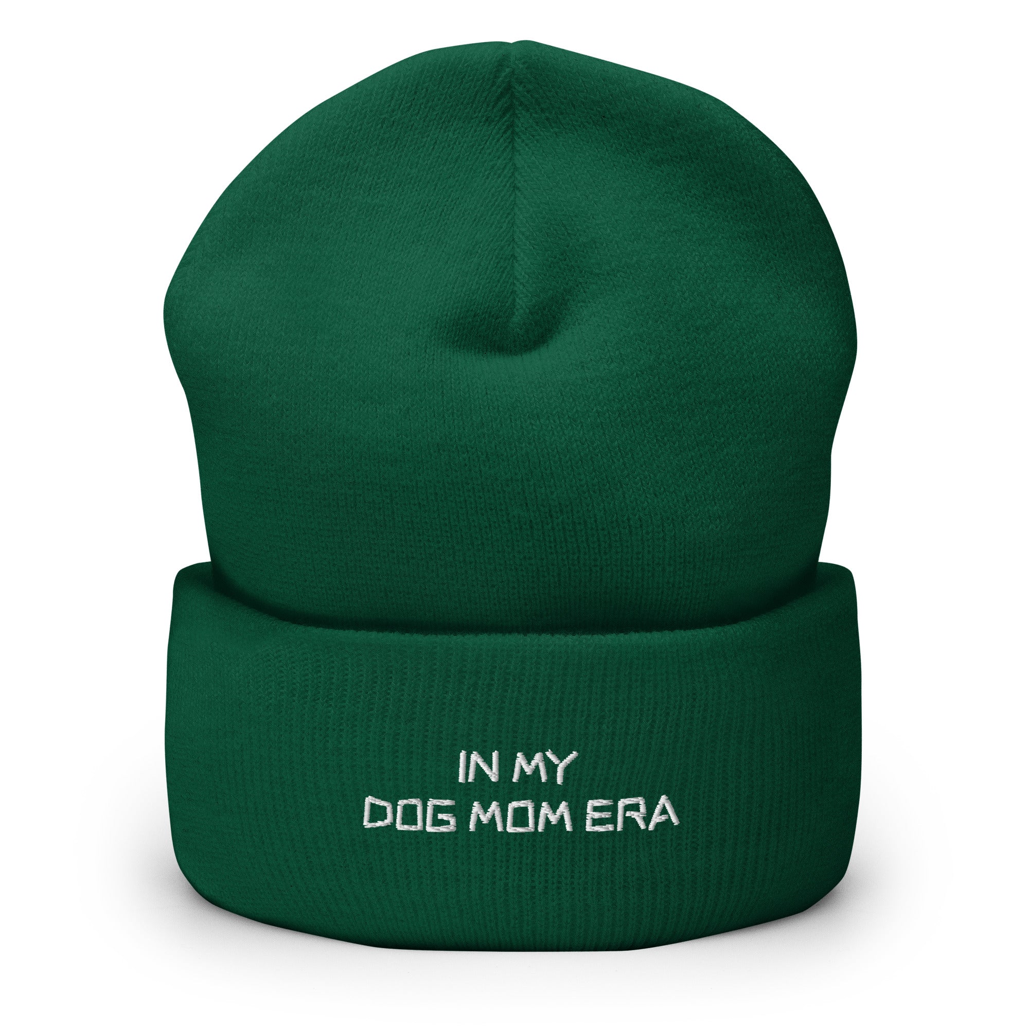 Beanie mit In My Dog Mom Era Stickerei - Paul Emma Strickmütze für Hundebesitzer