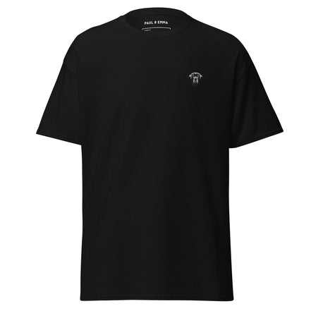 T-Shirt mit besticktem Labrador-Icon auf der Brust - Paul & Emma Breed Collection
