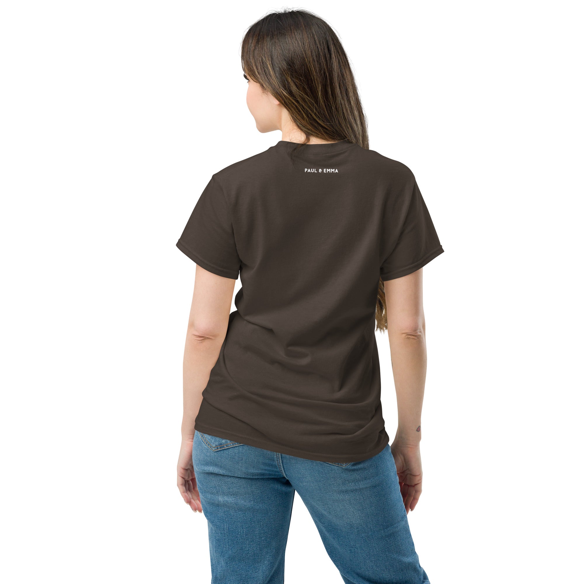 T-Shirt mit besticktem Labrador-Icon auf der Brust - Paul & Emma Breed Collection