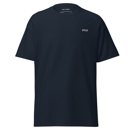 T-Shirt mit gesticktem PFUI auf der Brust - Paul & Emma Kommando Edition