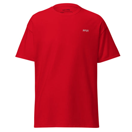 T-Shirt mit gesticktem PFUI auf der Brust - Paul & Emma Kommando Edition