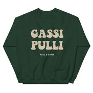  Sweatshirt mit GASSI PULLI Statement Back-Print in Beige - Paul & Emma