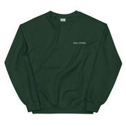  Sweatshirt mit GASSI PULLI Statement Back-Print in Beige - Paul & Emma