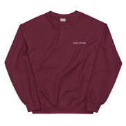  Sweatshirt mit GASSI PULLI Statement Back-Print in Beige - Paul & Emma