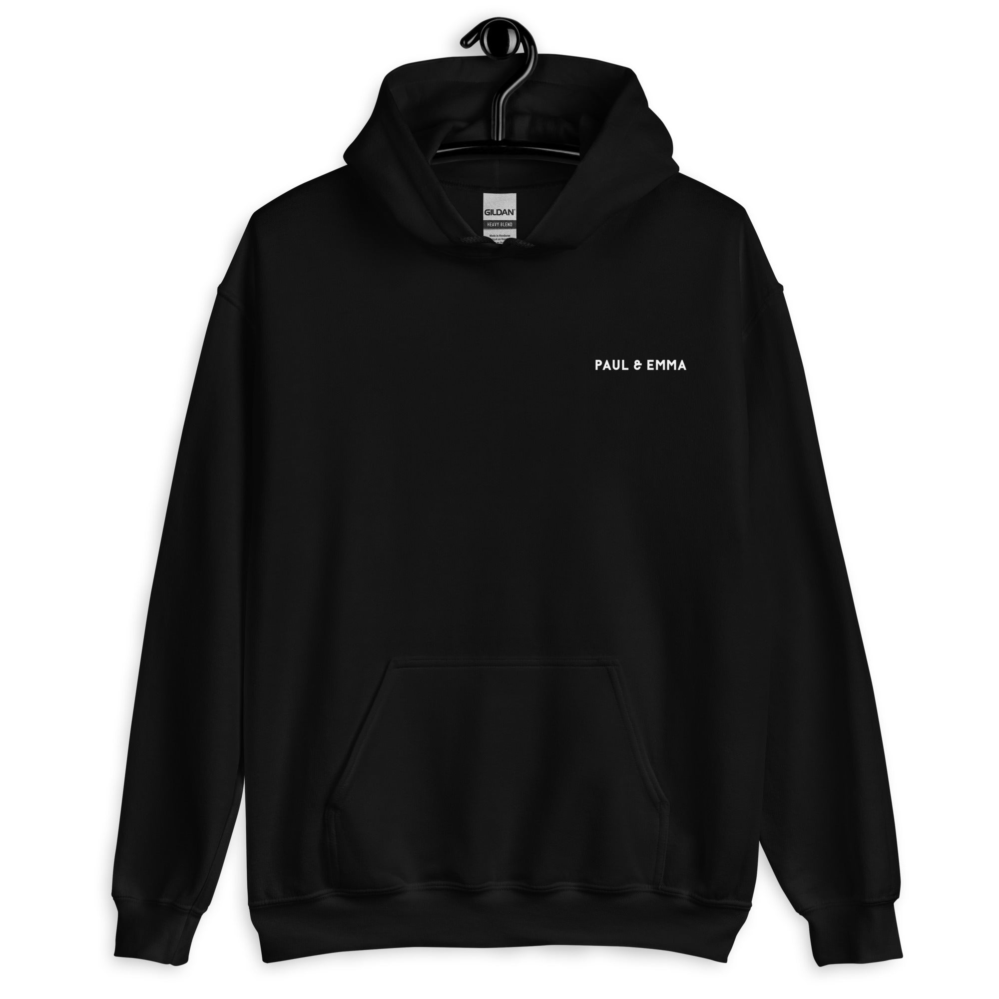 Hoodie mit Gassi Pulli Print auf dem Rücken - Paul Emma Kapuzenpullover für Hundebesitzer