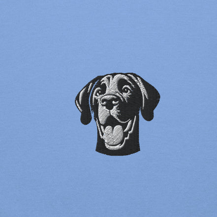 Hoodie mit Deutsche Doggen-Motiv vorne und Paul & Emma Logo auf der Schulter - Breed Collection