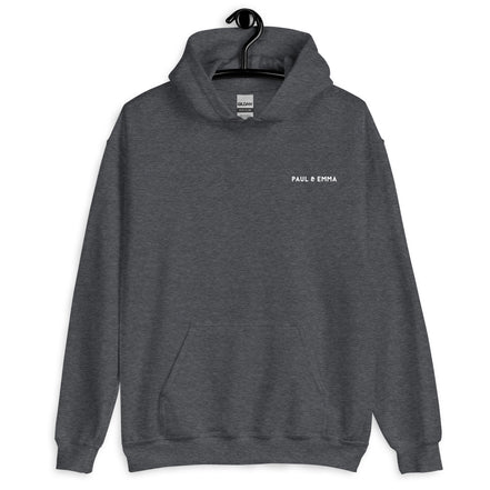 Hoodie mit Gassi Pulli Print auf dem Rücken - Paul Emma Kapuzenpullover für Hundebesitzer