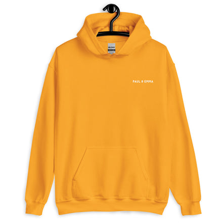 Hoodie mit Gassi Pulli Print auf dem Rücken - Paul Emma Kapuzenpullover für Hundebesitzer
