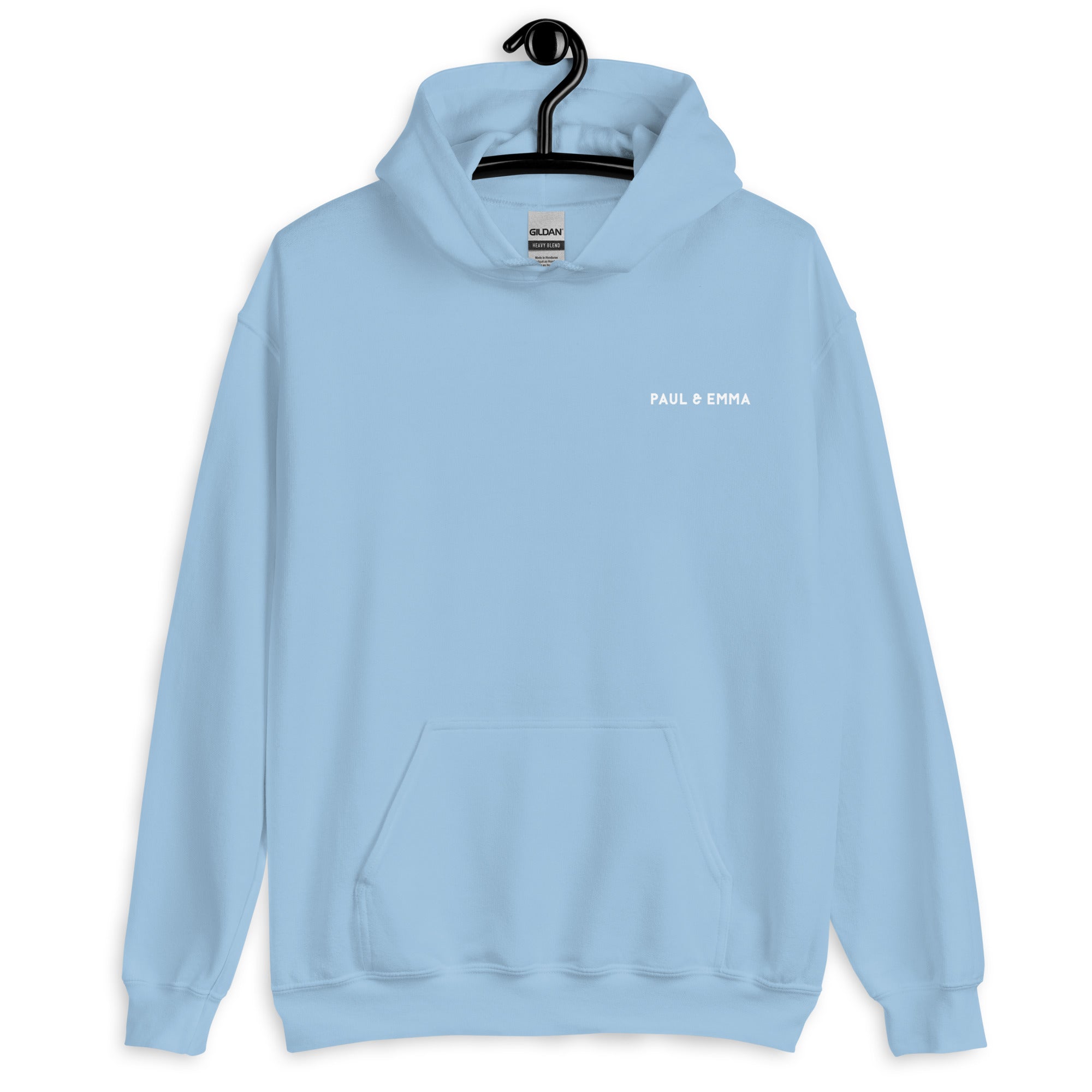 Hoodie mit Gassi Pulli Print auf dem Rücken - Paul Emma Kapuzenpullover für Hundebesitzer