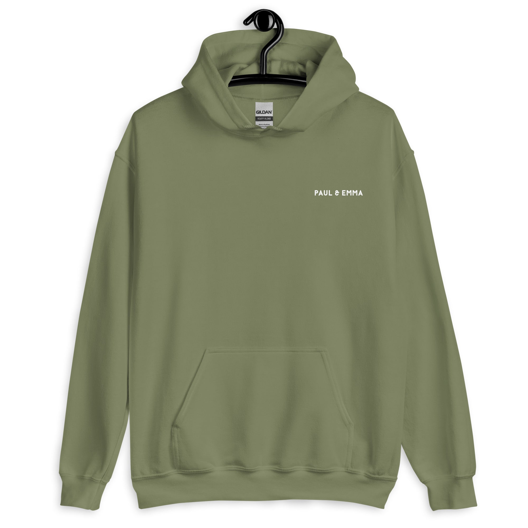 Hoodie mit Gassi Pulli Print auf dem Rücken - Paul Emma Kapuzenpullover für Hundebesitzer