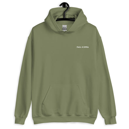 Hoodie mit Gassi Pulli Print auf dem Rücken - Paul Emma Kapuzenpullover für Hundebesitzer