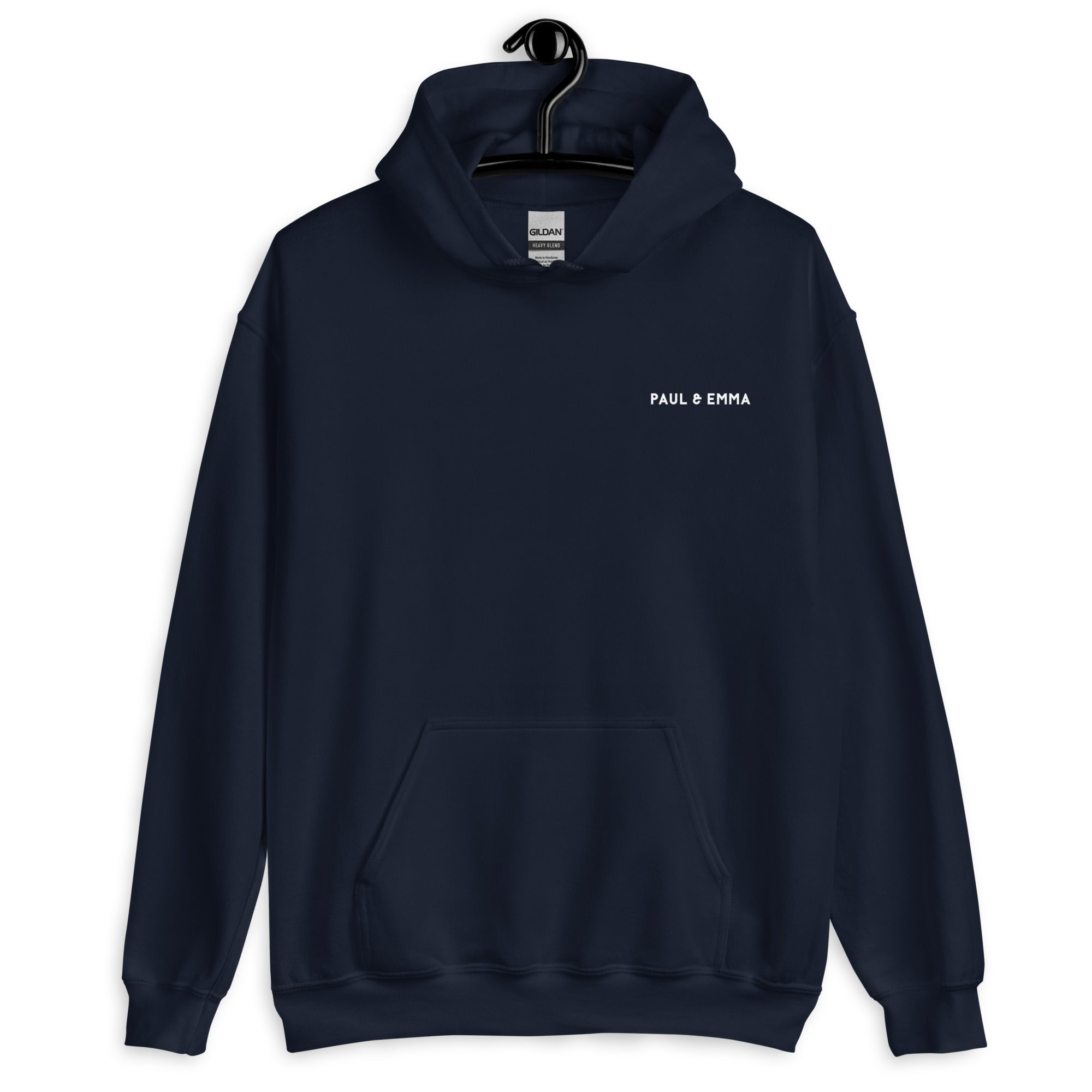 Hoodie mit Gassi Pulli Print auf dem Rücken - Paul Emma Kapuzenpullover für Hundebesitzer