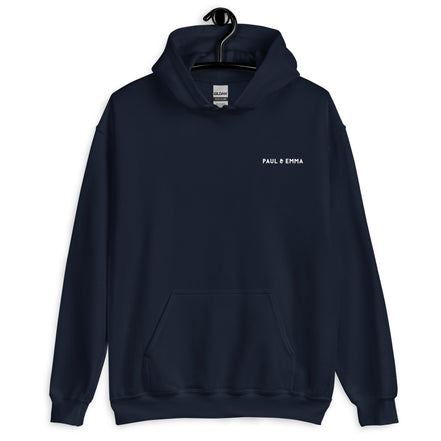 Hoodie mit Gassi Pulli Print auf dem Rücken - Paul Emma Kapuzenpullover für Hundebesitzer