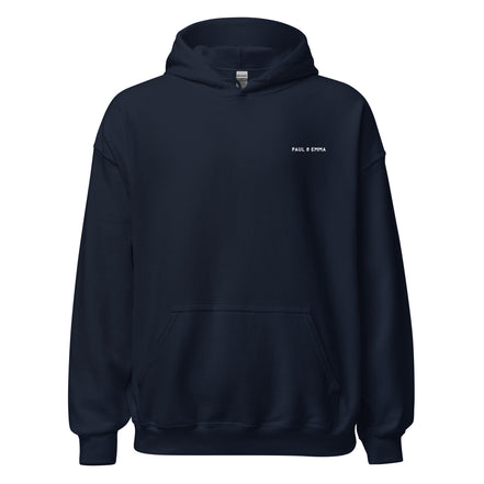 Hoodie mit Life lessons from our dogs Text auf der Rückseite - Paul & Emma Philosophy Collection