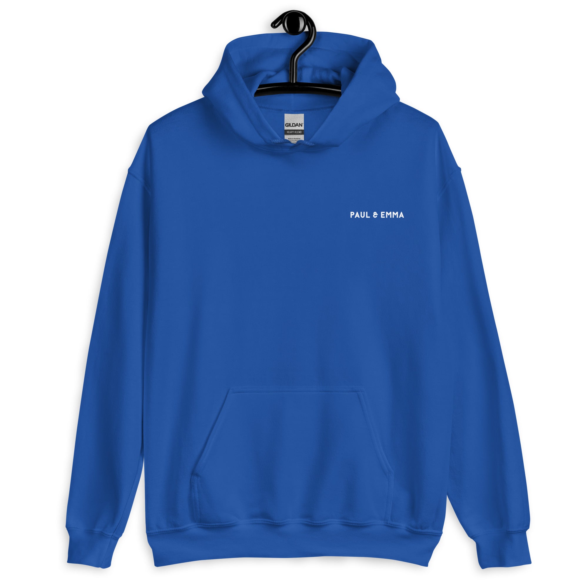 Hoodie mit Gassi Pulli Print auf dem Rücken - Paul Emma Kapuzenpullover für Hundebesitzer