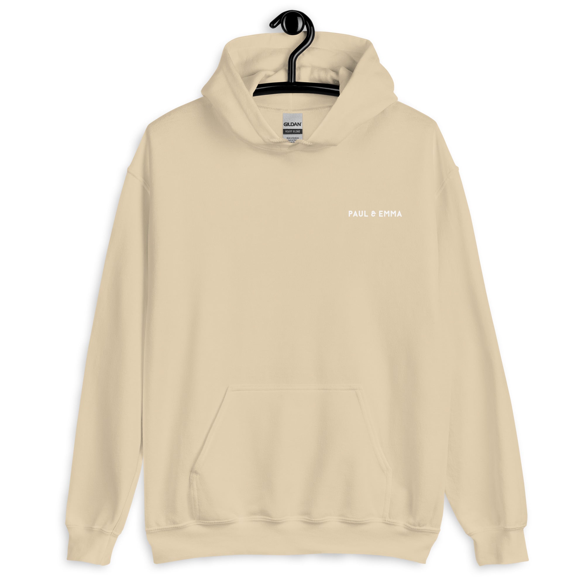 Hoodie mit Gassi Pulli Print auf dem Rücken - Paul Emma Kapuzenpullover für Hundebesitzer